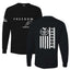 Freedom Cross, Christian Patriotic Men's Long Sleeve Shirt, Charlie Kirk Merch