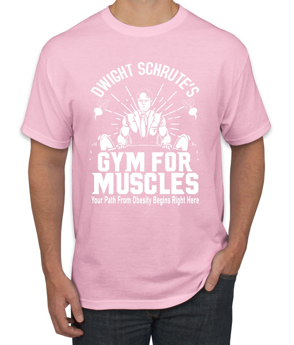Dwight Schrute's Gym for Muscles Pop Culture Men's T-Shirt