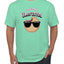 Unbothered and Uncrusted Funny PB&J Sandwich Sunglasses Humor Men's T-Shirt