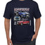 Shelby Super Snake F-150 Powered by Ford Motors Mustang Logo Emblem Cars and Trucks Men's T-Shirt