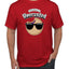 Unbothered and Uncrusted Funny PB&J Sandwich Sunglasses Humor Men's T-Shirt