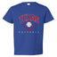 American Baseball Fan Vintage Distressed Field Sports Toddler Crew Graphic T-Shirt