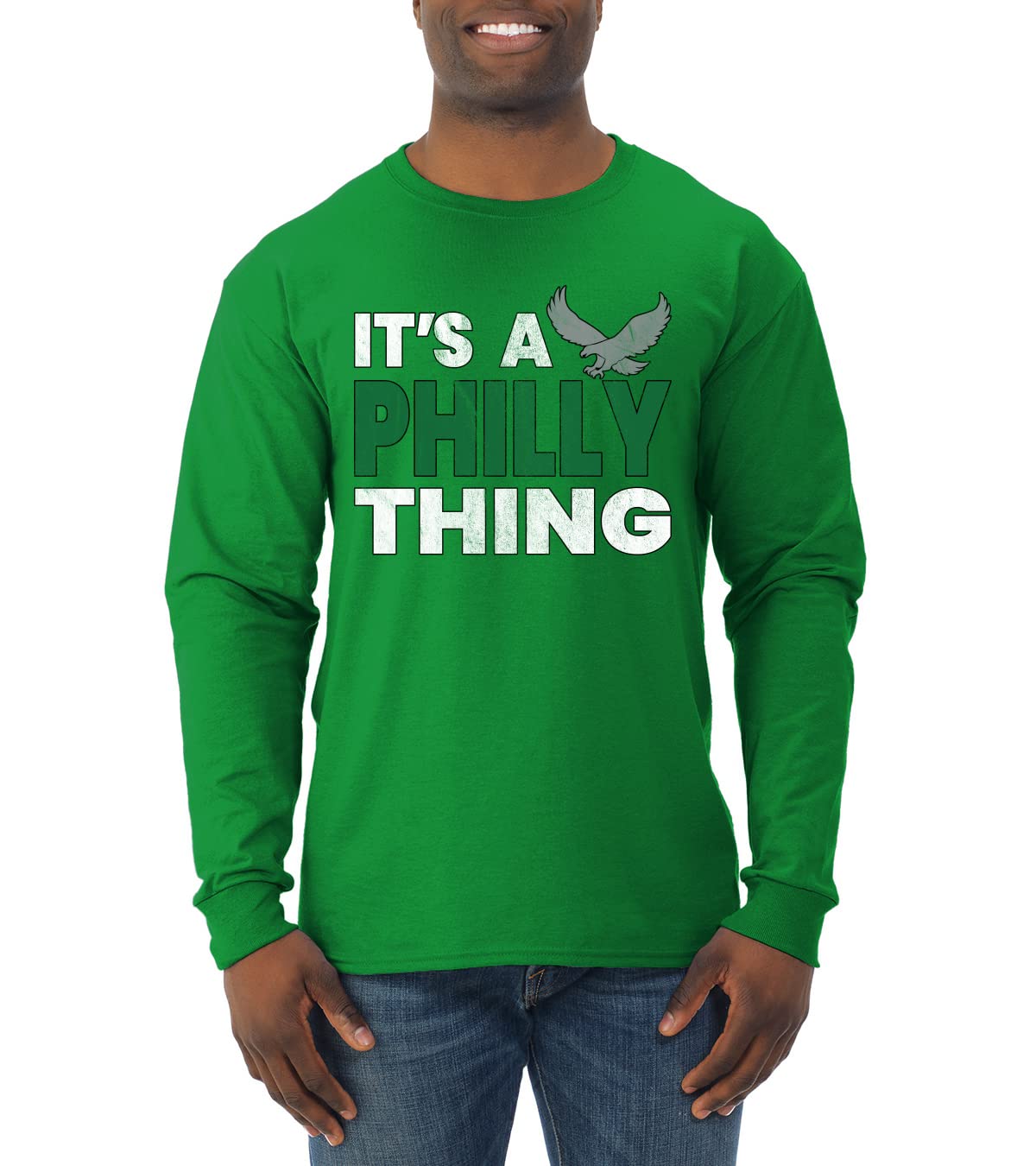 Phil Fan Fantasy Football Sports Mens Long Sleeve Shirt
