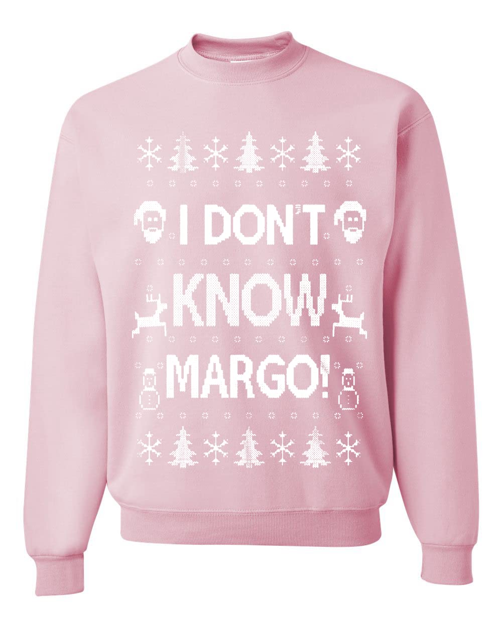 I Don't Know Margo Ugly Christmas Sweater Unisex Crewneck Sweatshirt