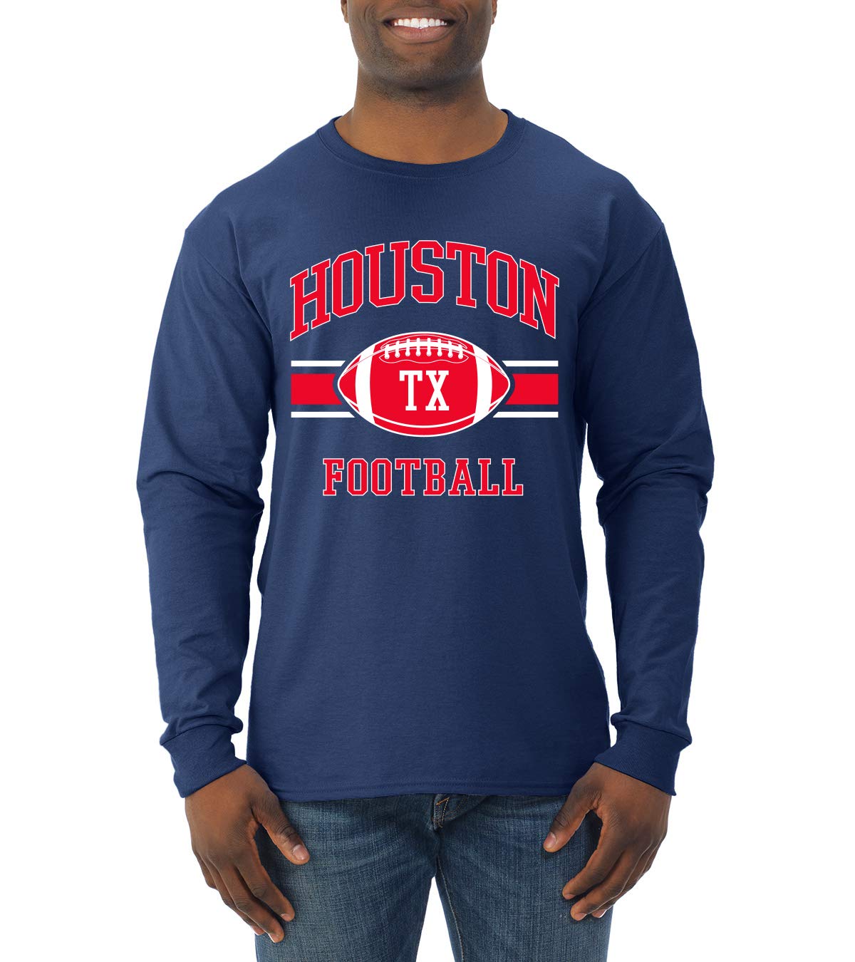 City of Arizona ARI American Football Fantasy Fan Sports Mens Long Sleeve Shirt