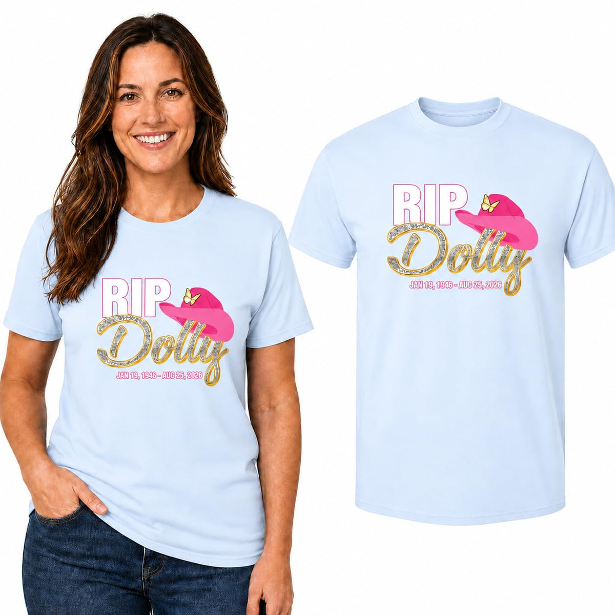 Country Music Legend RIP Pop Culture Mens & Womens Unisex Tshirt