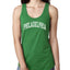 Classic Varsity College Style Fantasy Fan, Trendy Team Streetwear Sports Ladies Racerback Tank Top