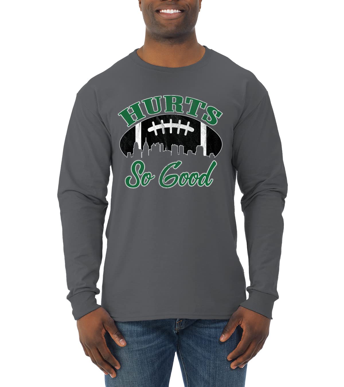 Phil Fan Fantasy Football Sports Mens Long Sleeve Shirt