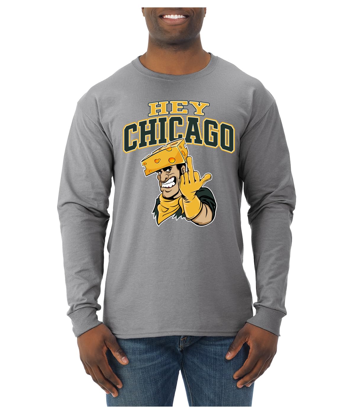 Green Bay Fan | GB Fantasy Football Sports Mens Long Sleeve Shirt
