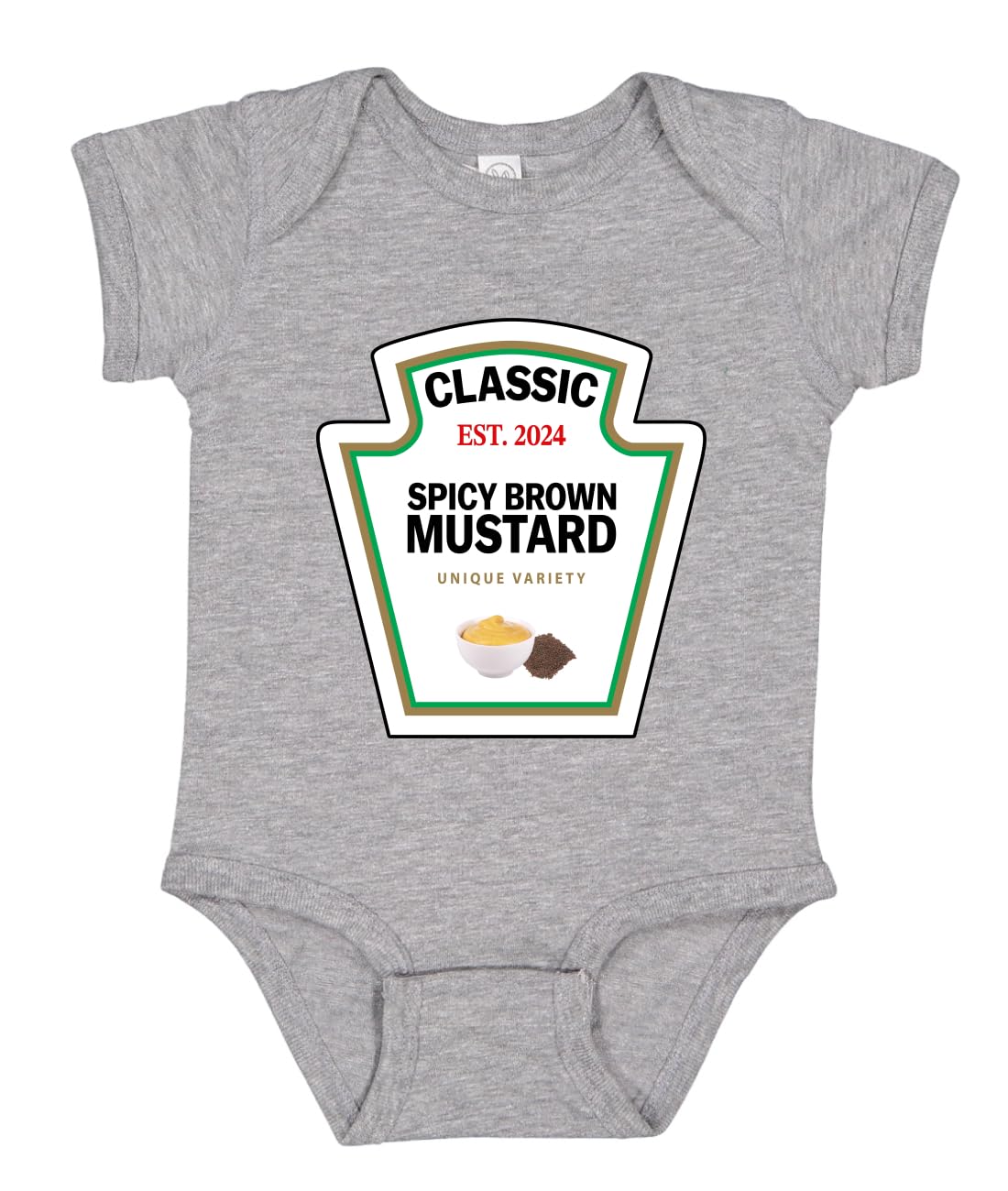 Condiment Baby Bodysuit for Boys & Girls
