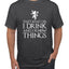 I Drink and I Know Things Tyrion GOT White Pop Culture Men's T-Shirt