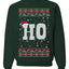 Where my Hos At Santa Ugly Christmas Sweater Unisex Crewneck Sweatshirt