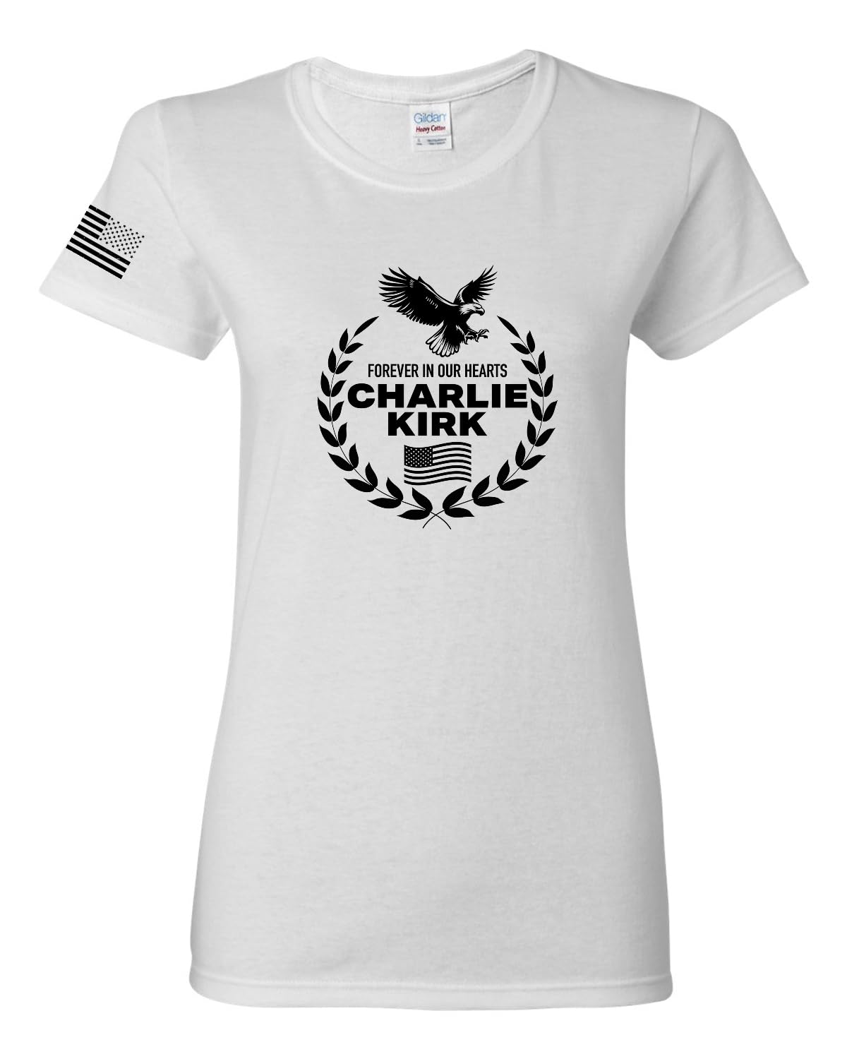 Freedom God Family Patriotism Shirt, Christian Conservative Tee for Women, Women's Graphic T-Shirt