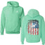 US Flag Ford Bronco Cars and Trucks Front and Back Unisex Hoodie Sweatshirt