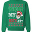 Where my Hos At Santa Ugly Christmas Sweater Unisex Crewneck Sweatshirt