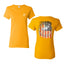 US Flag Ford Bronco Front and Back  Cars and Trucks Womens Graphic T-Shirt