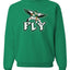 PHI Fantasy Football Sports Fan Pullover Soft Cotton Blend Graphic Unisex Crewneck Sweatshirt