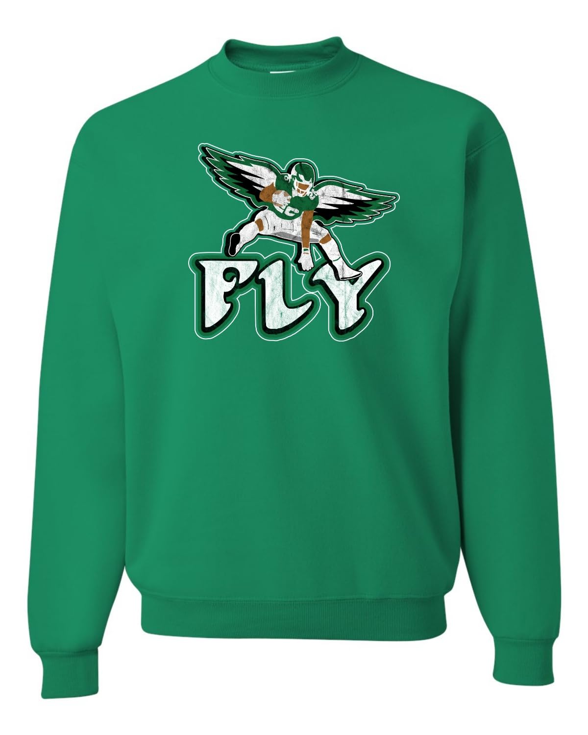 PHI Fantasy Football Sports Fan Pullover Soft Cotton Blend Graphic Unisex Crewneck Sweatshirt
