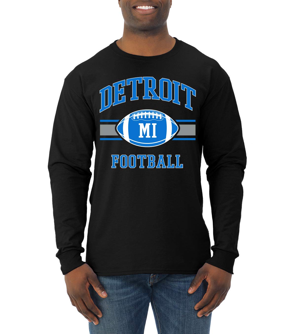 City of Arizona ARI American Football Fantasy Fan Sports Mens Long Sleeve Shirt