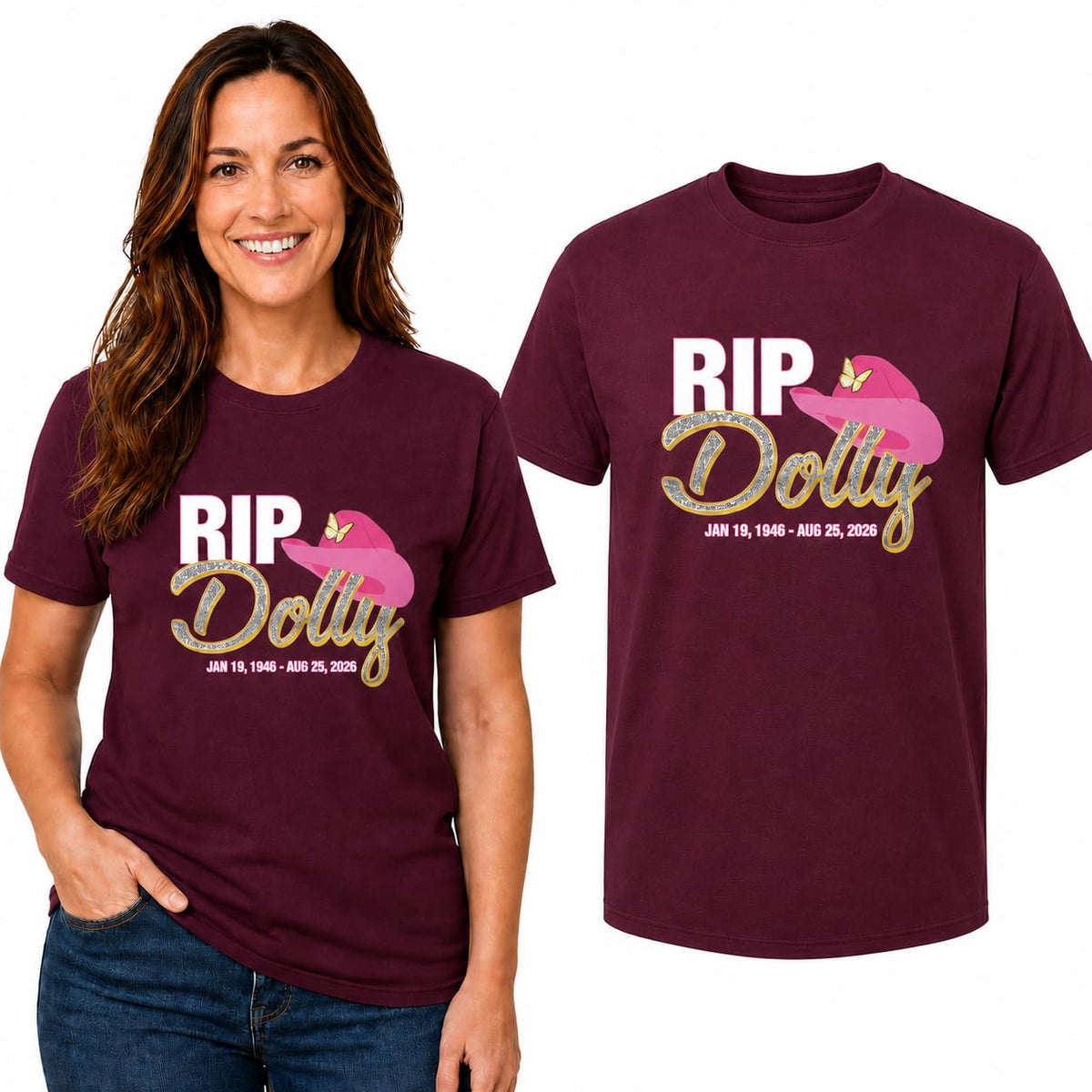 Country Music Legend RIP Pop Culture Mens & Womens Unisex Tshirt
