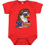 American Bald Eagle Mullet Glasses American Pride Baby Creeper Boys Girls Infant Bodysuit