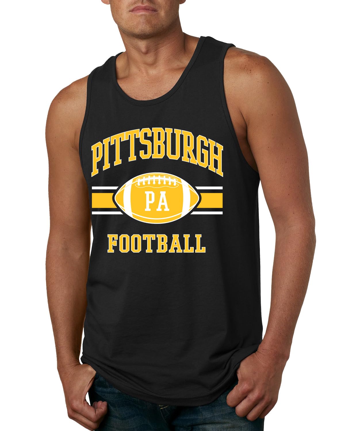 Pittsburgh Fan Pit Fantasy Football Sports Mens Tank Top