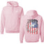 US Flag Ford Bronco Cars and Trucks Front and Back Unisex Hoodie Sweatshirt