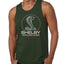 Shelby Cobra USA Logo Emblem Powered by Ford Motors Cars and Trucks Mens Tank Top