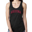 Classic Varsity College Style Fantasy Fan, Trendy Team Streetwear Sports Ladies Racerback Tank Top