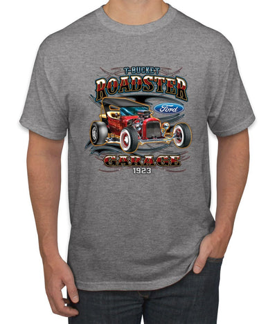 Ford Retro T-Bucket Roadster 1923 Vintage Garage Motors Cars and Trucks Men's T-Shirt