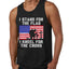 Beer Bacon Guns Freedom Funny America USA Drinking Independence Day Mens Graphic Tank Top