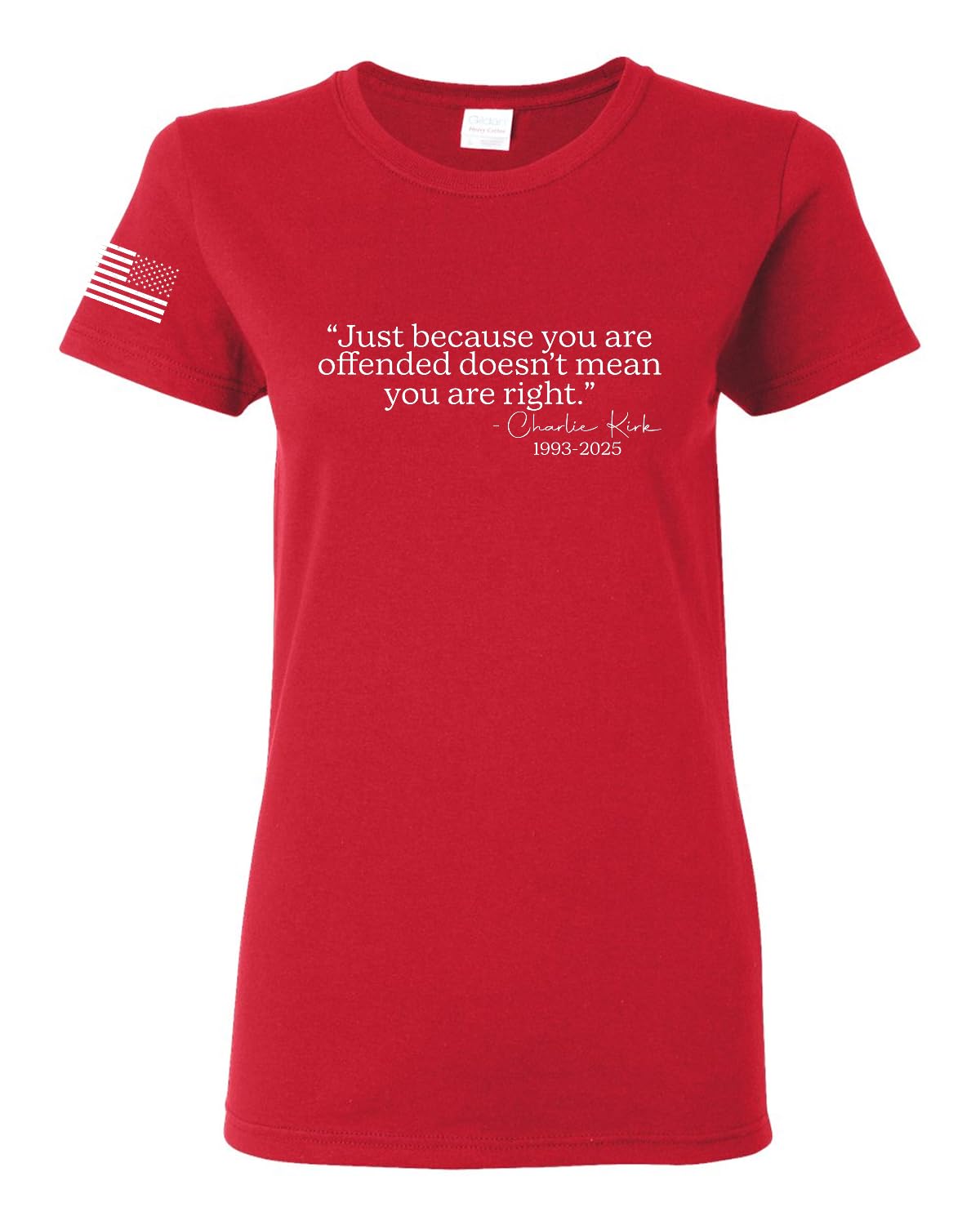 Freedom God Family Patriotism Shirt, Christian Conservative Tee for Women, Women's Graphic T-Shirt