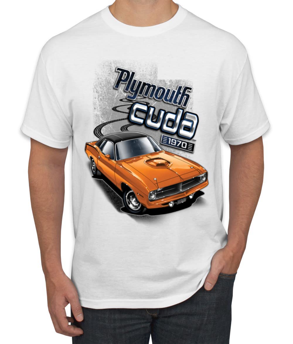 Plymouth Cuda 1970 Vintage Classic American Made Cars and Trucks Men's Graphic T-Shirt