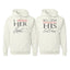I Stole Her Heart I'm Stealing His Last Name His and Hers Matching Couples Hoodie Sweater Set