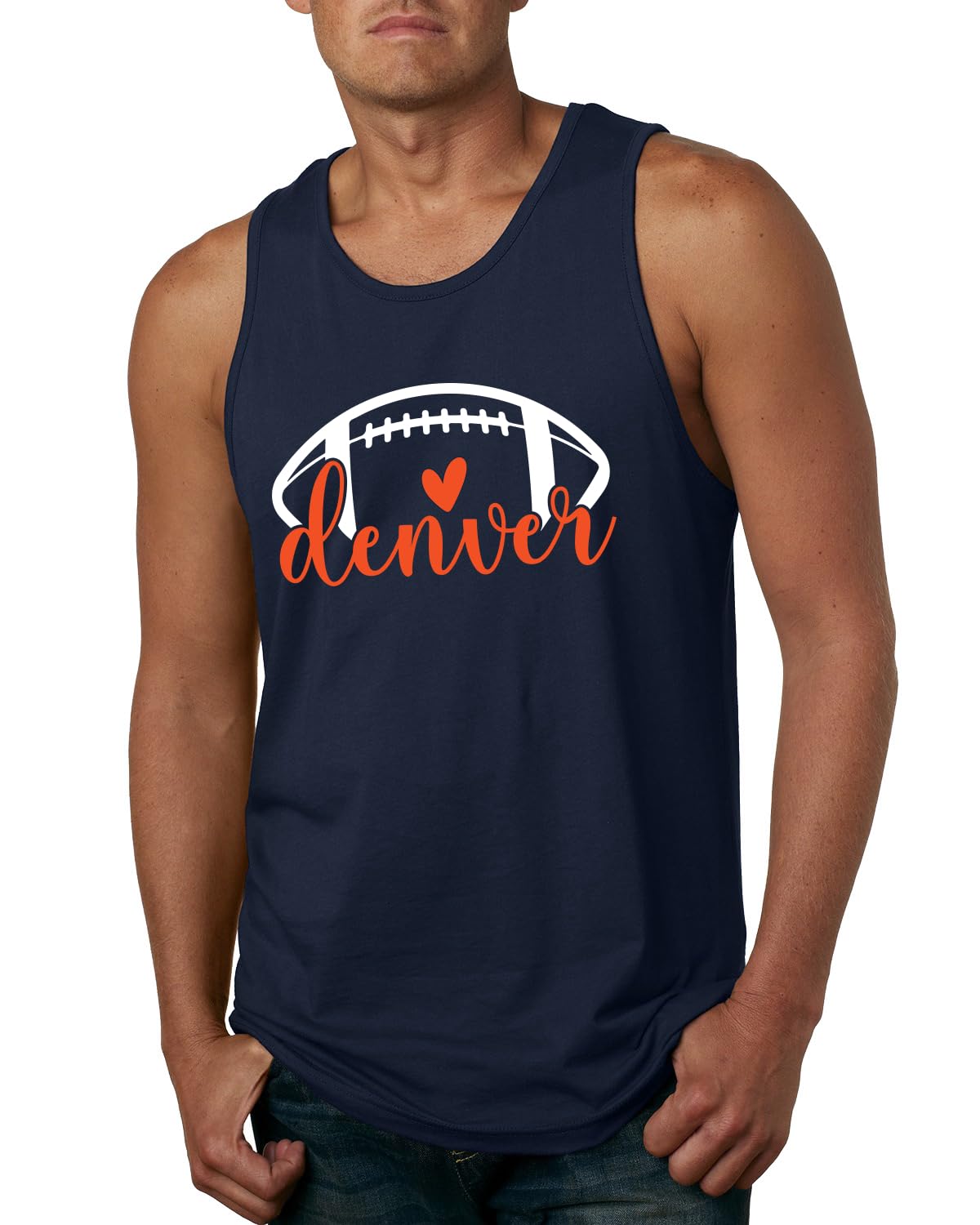 Denver Fan | DEN Fantasy Football Sports Mens Tank Top