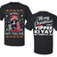 Nakatomi Plaza Happy Trails Hanz  Front and Back Style Ugly Christmas Men's T-Shirt