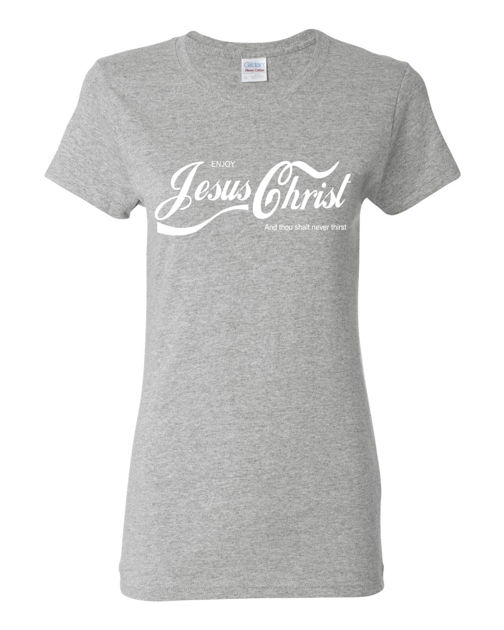 Enjoy Jesus Christ Parody Shirt Thou Shalt Never Thirst, Funny Christian Inspirational T Shirt for Womens