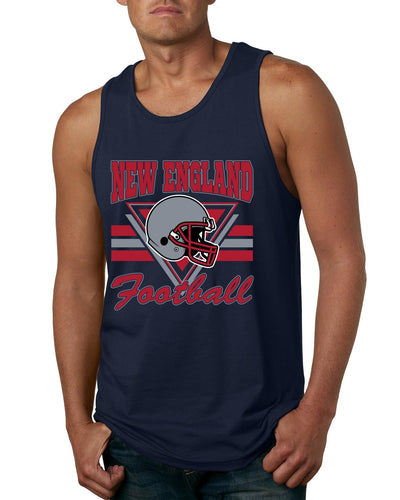 Vintage American Footbal Team Fan Helmets Sports Mens Tank Top
