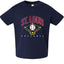 American Baseball Fan Vintage Distressed Field Sports Toddler Crew Graphic T-Shirt