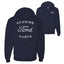 Vintage Distressed Genuine Ford Parts Cars and Trucks Front and Back Zip Up Hoodie Sweatshirt