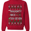 Nice Naughty 6-7 Meme Six Seven Sweater Unisex Crewneck Sweatshirt
