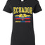 Flag Heart Soccer Fan | Women's Novelty Shirt | Game Day Gift for Her T-Shirt