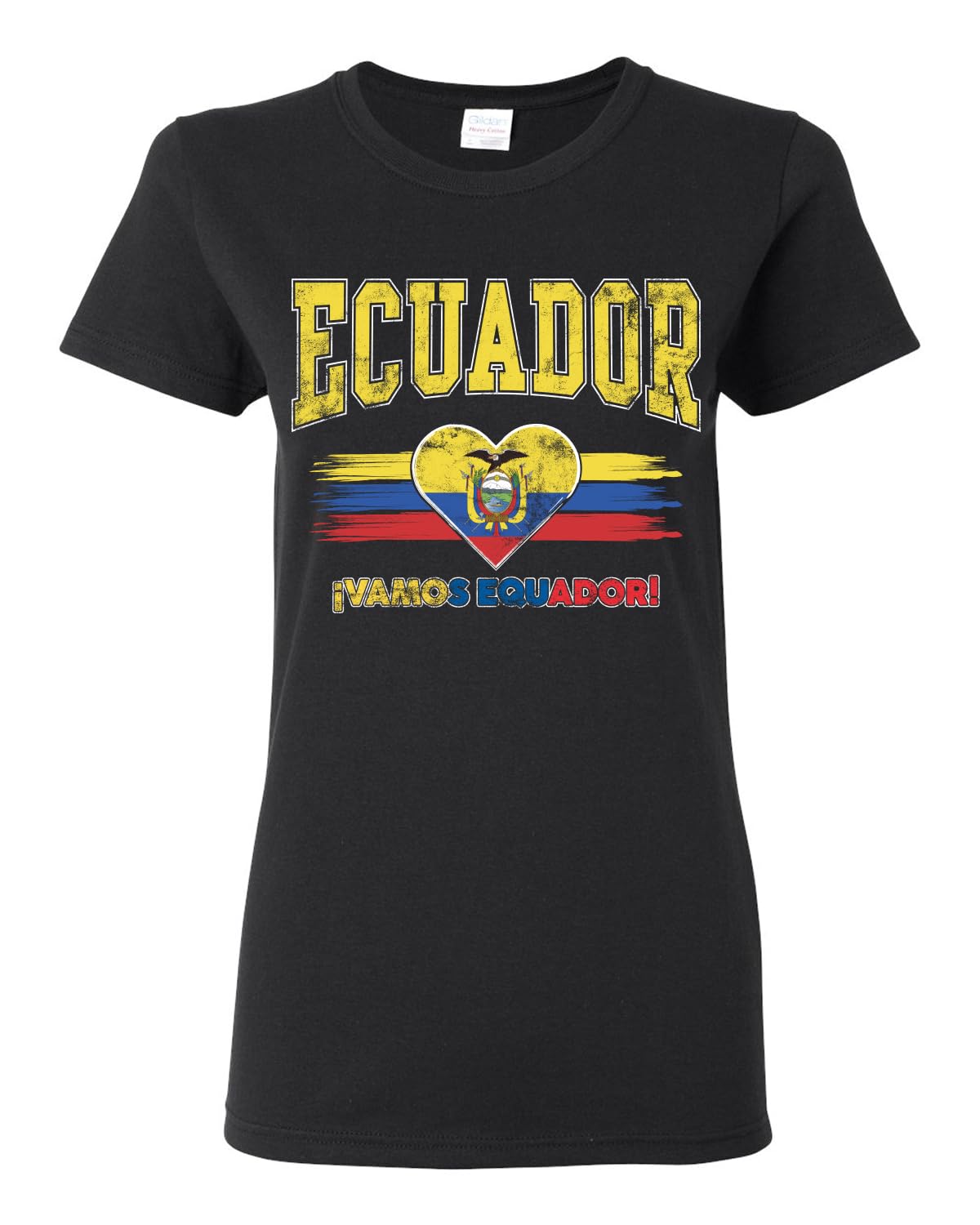 Flag Heart Soccer Fan | Women's Novelty Shirt | Game Day Gift for Her T-Shirt