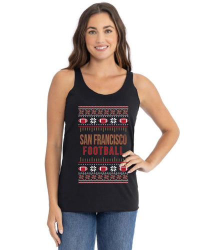 San Francisco Fan | SF Fantasy Football Sports Women's Triblend Racerback Tank