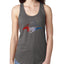 Ford Mustang Shirt USA Flag Mustang Emblem Cars and Trucks Ladies Racerback Tank Top