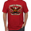 Chuck Norris Legends Never Die 1940-2026 RIP Memorial Bald Eagle Black Belt Tribute Men's T-Shirt