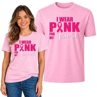 Breast Cancer Awareness Fight Cancer Tee Cancer Survivor Gift For Mom Wife Friend Aunt Sister Unisex Cotton T-Shirt