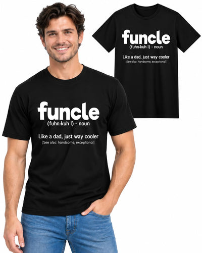 Funcle Definition | Fun Uncle's Men's T-Shirt Funny Graphic Tee for Men