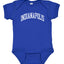 Classic Varsity College Style Fantasy Fan, Trendy Team Streetwear Sports Baby Creeper Boys Girls Infant Bodysuit
