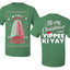 Nakatomi Plaza Christmas Party 1988 Front and Back Ugly Christmas Men's T-Shirt